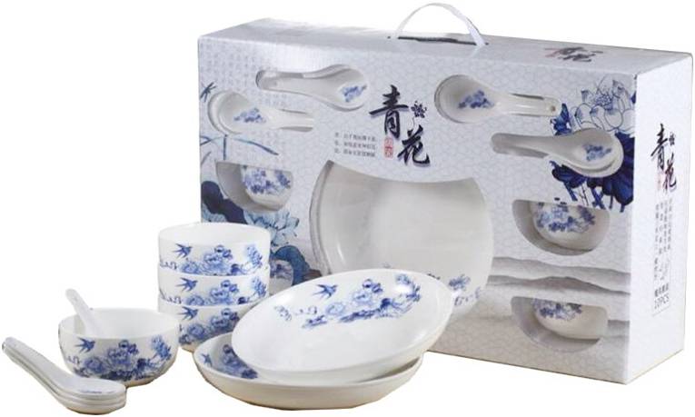 中國風 青花瓷  碗盤組